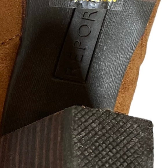 Report Moriah Sue Cuffed Ankle Boots Cognac Brown Suede Size 6.5 - Picture 8 of 8